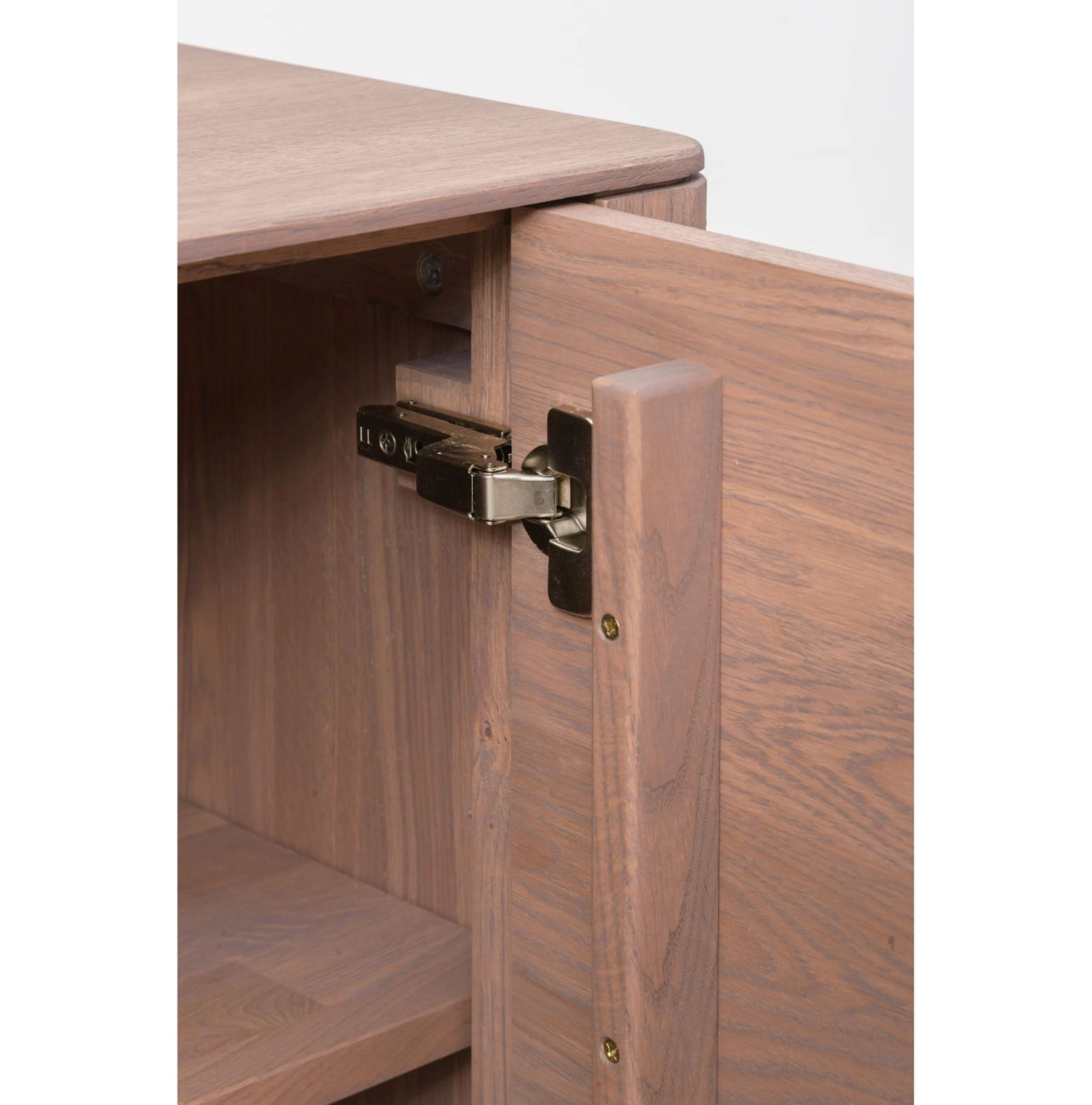 NordicStory Aparador Cómoda de madera maciza de roble