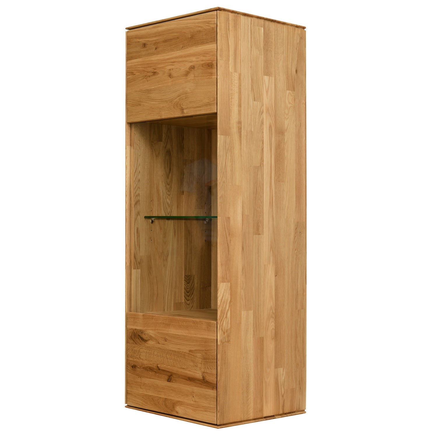 NordicStory Armario flotante de madera maciza de roble mueble a pared salon nordico escandinavo