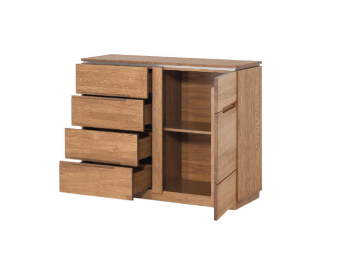 NordicStory comoda aparador de madera maciza roble moderno rustico nordico (1)