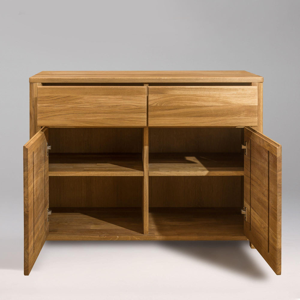 Buffet commode en bois massif de chêne durable