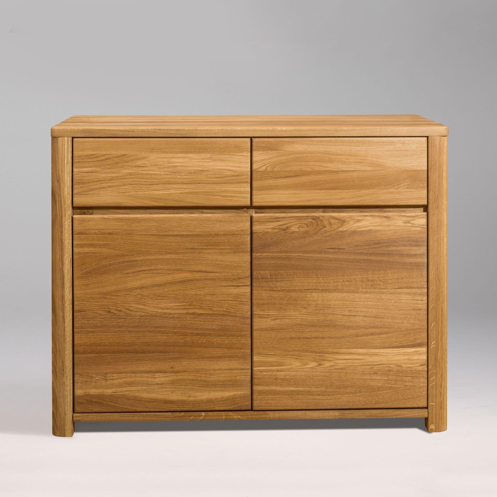 Buffet commode en bois massif de chêne durable