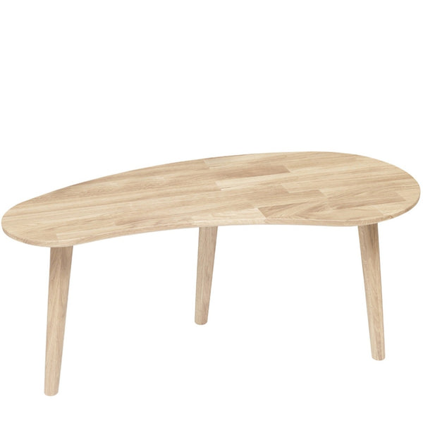 NordicStory Mesa de centro apilables de madera maciza de roble