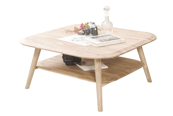 NordicStory mesa de centro madera maciza roble nordico escandinavo retro 
