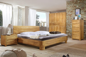 Table de chevet en bois massif de chêne style nordique Roble.store