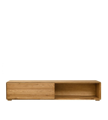 NordicStory meuble TV en bois de chêne massif design nordique salon moderne