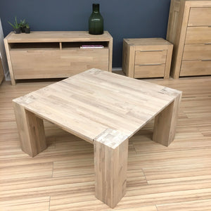 Table basse en bois massif de chêne Nordic
